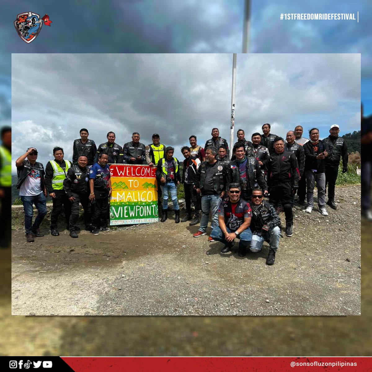Sons of Luzon Pilipinas at Malico Viewpoint, Pangasinan.

𝐒𝐨𝐧𝐬 𝐨𝐟 𝐋𝐮𝐳𝐨𝐧! 𝐍𝐨 𝐛𝐫𝐨𝐭𝐡𝐞𝐫𝐬 𝐥𝐞𝐟𝐭 𝐛𝐞𝐡𝐢𝐧𝐝!

Follow us:
instagram.com/sonsofluzonpil…
tiktok.com/@sonsofluzonpi…
x.com/sonsofluzon
#sonsofluzonpilipinas #1stfreedomridefestival