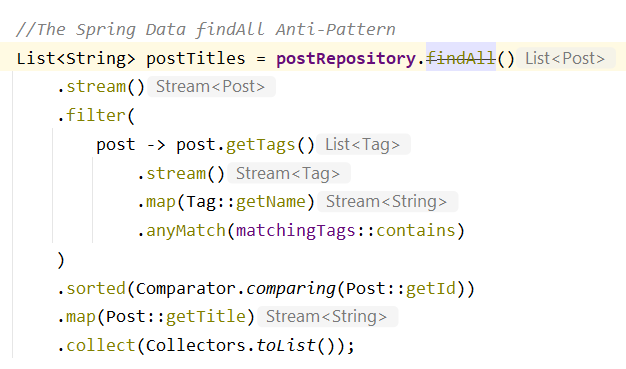 The Spring Data findAll Anti-Pattern - Vlad Mihalcea