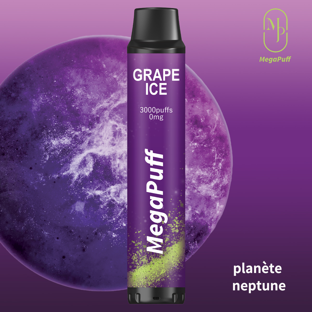 Megapuff1's tweet photo. Grape Ice 3000 puffs possède une résistance de 1 ohm, cette e-cigarette jetable est un appareil activé par inhalation, il suffit d’aspirer sur le drip tip pour vapoter. De plus, le pod est rechargeable (MICRO USB) et l’airflow est réglable. 

#megapuff #jetable #puff #vapoteurs https://t.co/rA6l3zJB1H