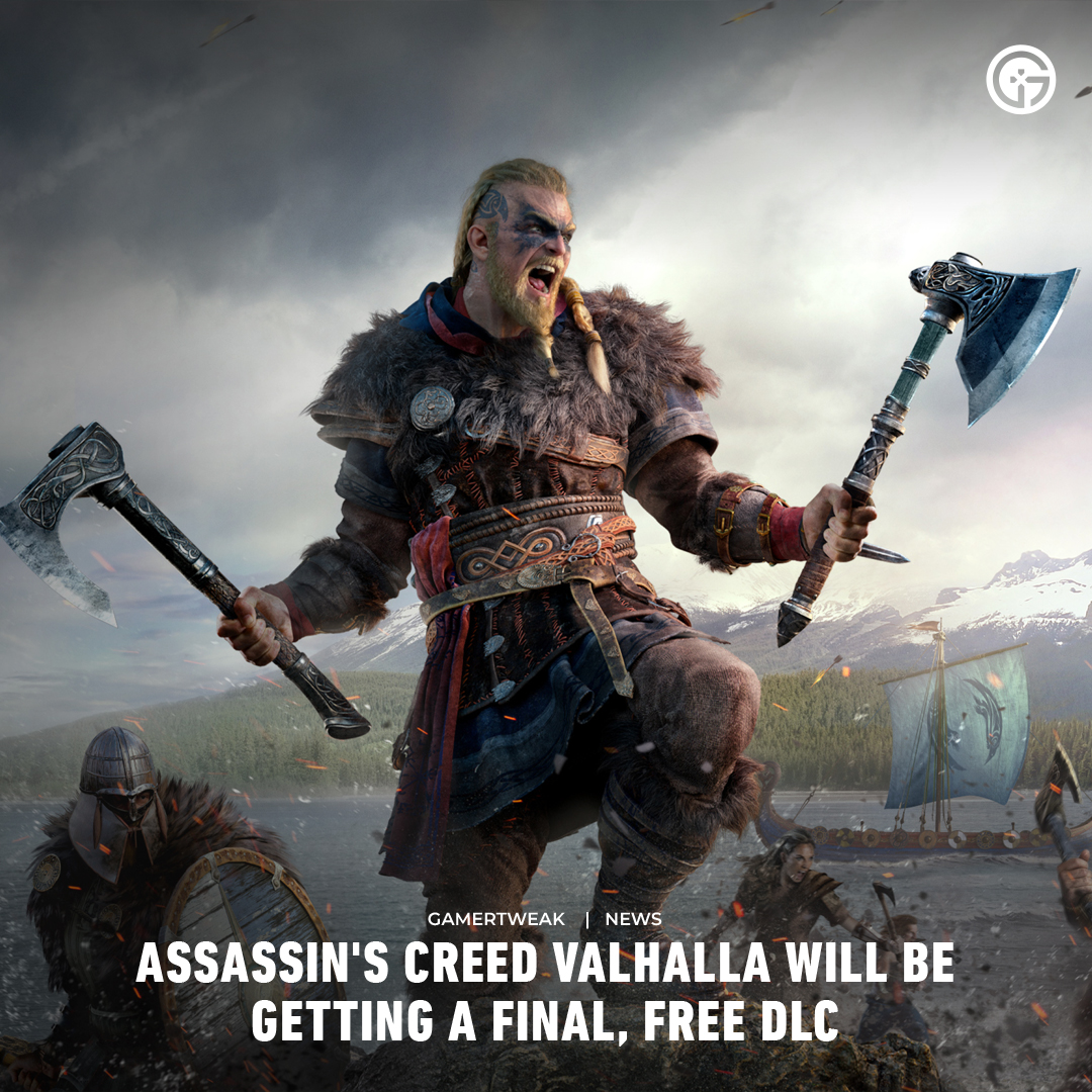 gamer_tweak's tweet photo. Assassin's Creed Valhalla will be Getting a final, free DLC
#AssassinsCreed #AssassinsCreedValhalla #gaming #gamingnews #gamers #gamingcommunity #ubisoft #ubsoftgames https://t.co/GceiJapvS2