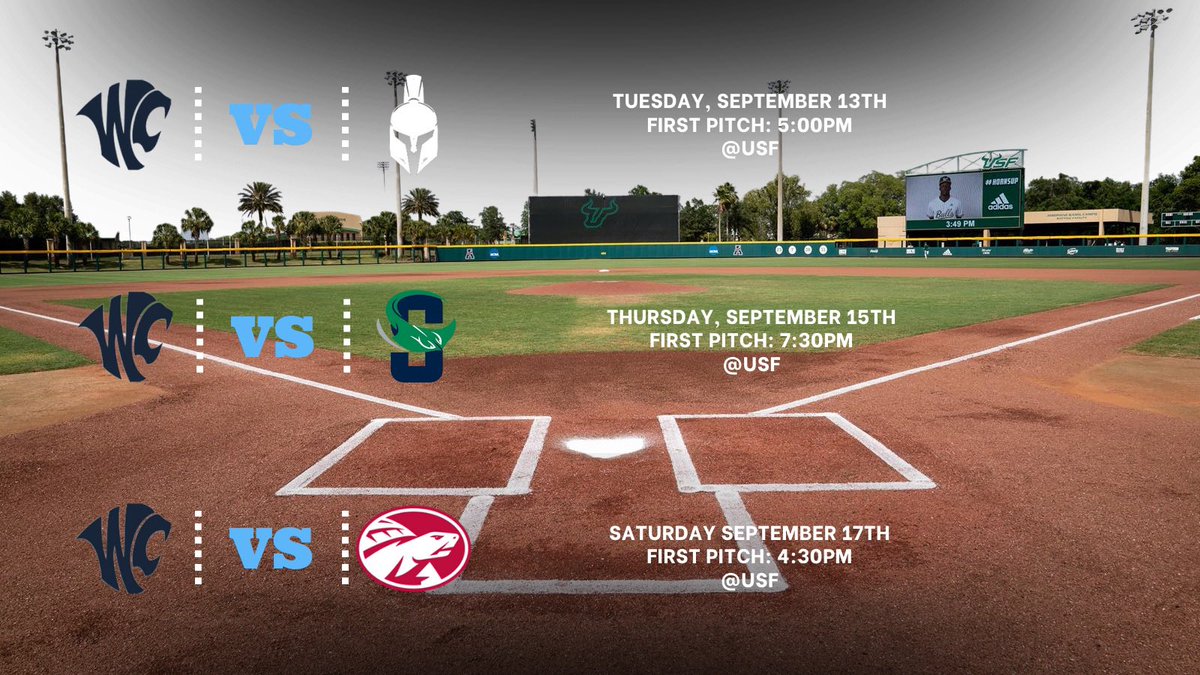 wchs_bb's tweet photo. Another long week of baseball ahead of us as we travel to USF for three games this week !! https://t.co/MgfqW0r2To