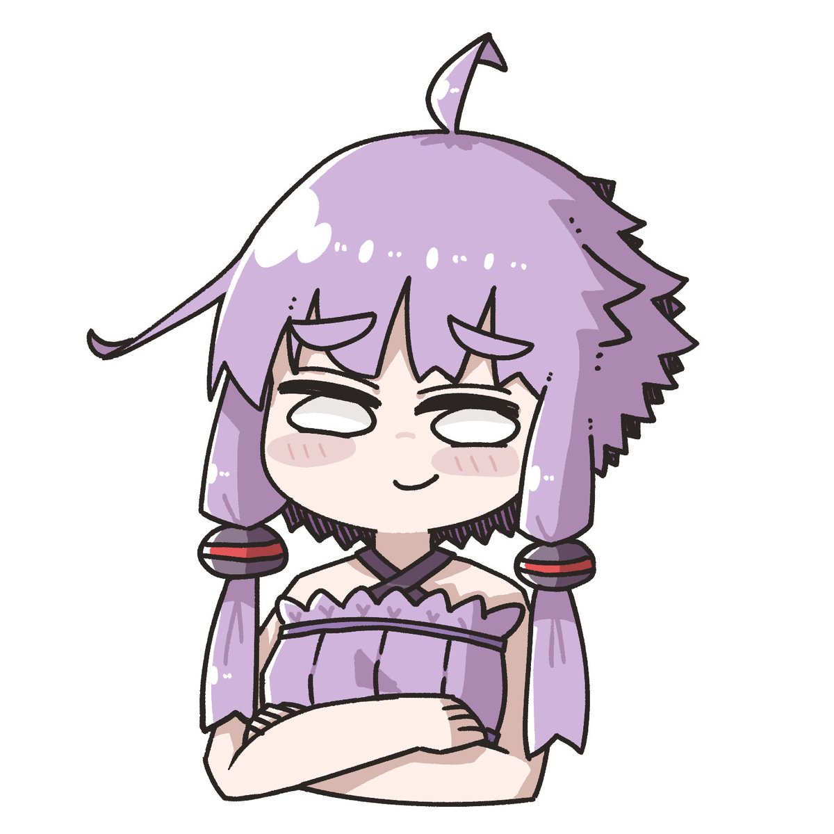 結月ゆかり 「にやにや 」|毛玉猫🍄＠Skeb募集中のイラスト