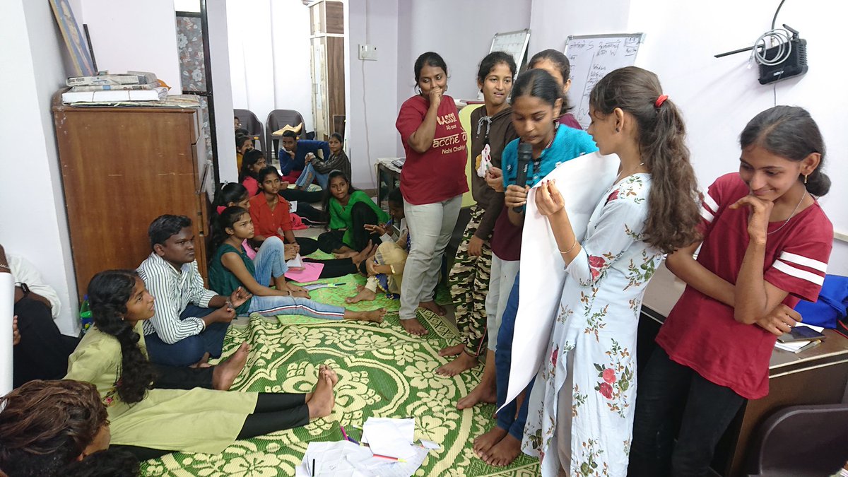 AnubhutiTrust's tweet photo. Yest had full day training with over 60 students & parents of #Vaghya, #Murali, #Gondhali, #Jogti communities on #CareerLeadership as intrinsic to #mentalhealth, #intellectualdevelopment. An achievement for NT children who face added layer of discrimination based on occupation. https://t.co/Q6ERIlpG5X