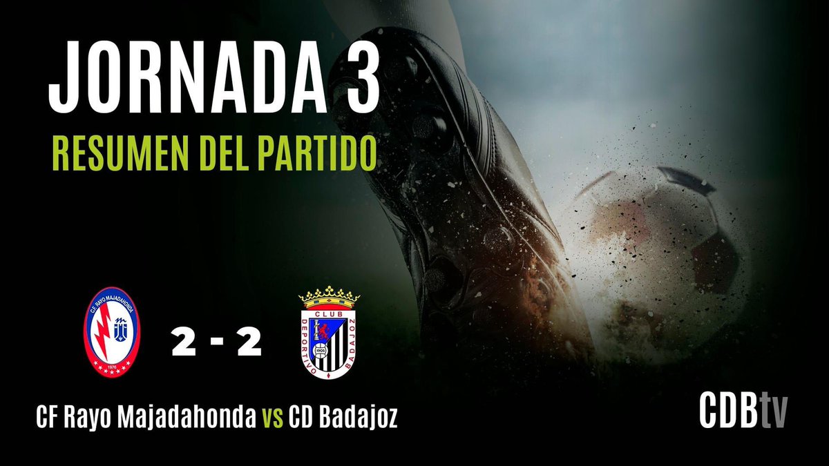 CDBadajoz's tweet photo. 📺Ya disponible en #CDBTv el resumen del partido de ayer, con el mejor análisis de las jugadas.
https://t.co/8OD3KJlUnW https://t.co/J07vlT4gr2