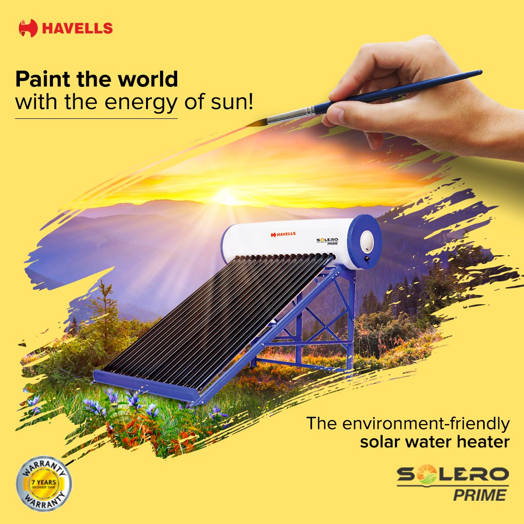 Havells on Twitter "Bring home the Havells Solero Prime water heater and take your first step