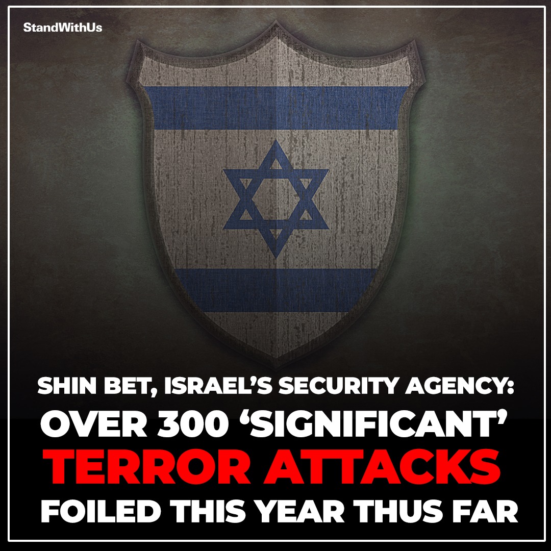 IsraeliCulture's tweet photo. According to Shin Bet, #Israel's internal security service, over 300 'significant' terror attacks have been stopped this year. #Hamas has been fanning these flames by calling on #Palestinians to carry out terror incidents against Israelis.
#StandAgainst… https://t.co/Ocq9UU4M1h