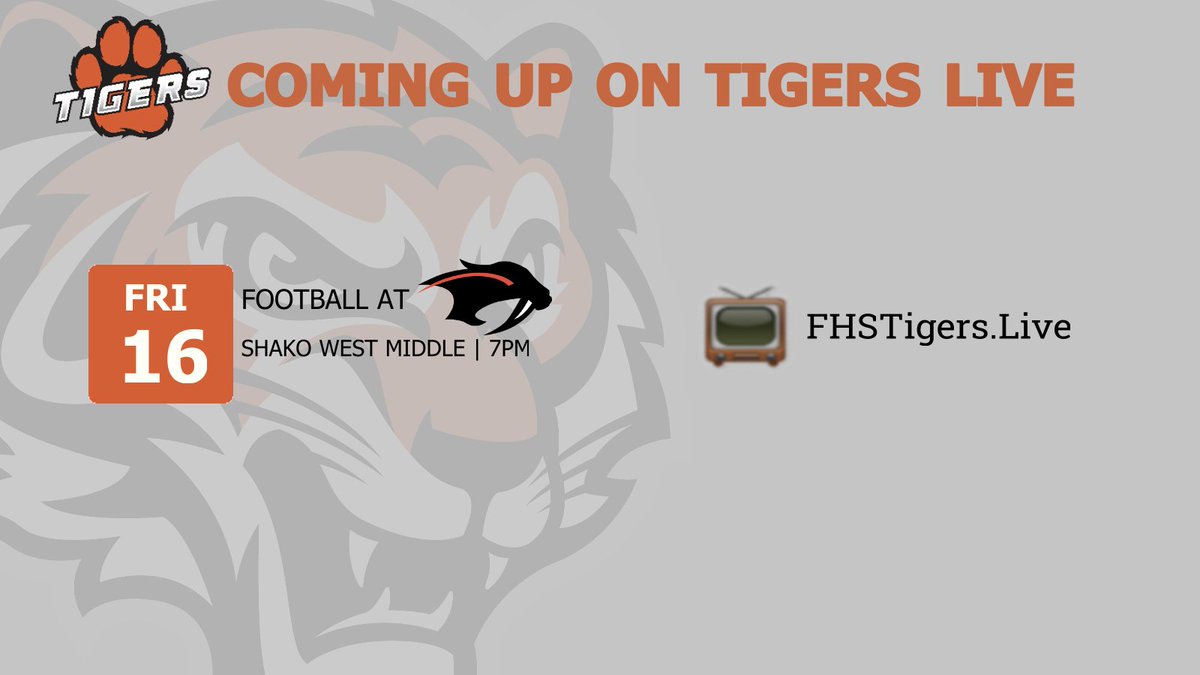 We've got more #FridayNightLights coming your way this week on FHS-Tigers Live: 😤

<a href="/FHS_tigersfb/">Farmington Football</a>