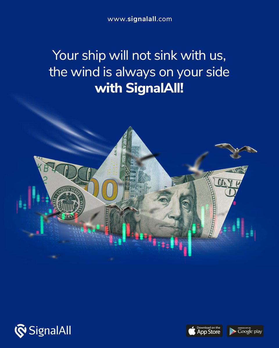 SignalAllEN's tweet photo. Your ship will not sink with us,the wind is always on your side with SignalAll!
#finance #news #advertisement #access #signal #signalall #analysis #notification https://t.co/MDOW61ZNCy