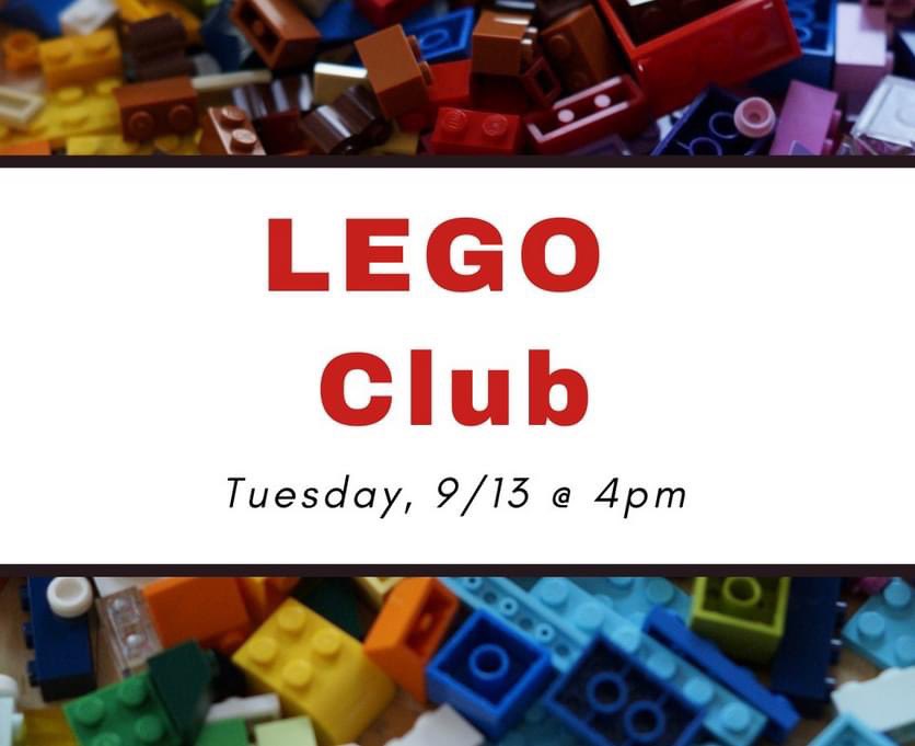 pburglibrary's tweet photo. Lego Club is back! Students in grades 1-5 are invited to join us tomorrow, 9/13 at 4pm - this month's challenge is a marble maze! https://t.co/CLb9ZbcGl4