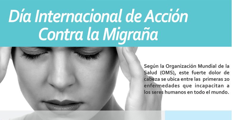 Salud_Colon's tweet photo. El 12 de septiembre se conmemora el Día Internacional de Acción contra la Migraña, una enfermedad caracterizada por fuertes dolores de cabeza. #Salud_Colon #CubaEsSalud @DPSMtzas
@AsistenciaMedi @Eduardo70897732 @asamblea_colon https://t.co/WE9HOborfQ
