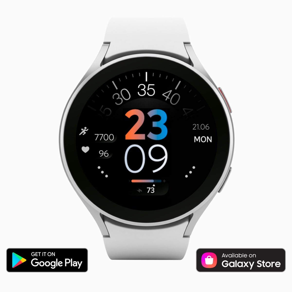 SamsungGearWF's tweet photo. Galaxy Store -> https://t.co/DIOWVQERDL
Google Play  -> https://t.co/RYc5yHY2I2 
Facer edition -> https://t.co/1C0lBMI5UE 

Note: If Google Play shows a message "Incompatible device", open the link from the internet search engine on PC or mobile and install the watchface from it. https://t.co/uhRXkjfRhS
