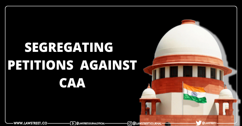 LawstreetJ's tweet photo. #SC seeks Centre’s response for #segregating over 200 #antiCAA pleas for adjudication.
Subscribe to @LawstreetJ for latest update
#CAA #PIL #Uniongovernment
#ChiefJusticeUULalit #SRavindraBhat #SolicitorGeneralTusharMehta
#Compartmentalisation #Parliament