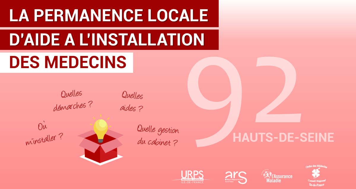 Soigner en IdF (@soigner_en_idf) on Twitter photo 9⃣2⃣#HautsDeSeine : Médecins, participez à la prochaine Permanence locale d'aide à l'#installation le mercredi 5 octobre avec <a href="/urps_med_idf/">URPS Médecins Ile-de-France</a> <a href="/ARS_IDF/">ARS Île-de-France</a> #CPAM92 #CDOM92 #PermanenceInstallationIDF
Info & inscription👉 buff.ly/2FhiRjo 9⃣2⃣#HautsDeSeine : Médecins, participez à la prochaine Permanence locale d'aide à l'#installation le mercredi 5 octobre avec <a href="/urps_med_idf/">URPS Médecins Ile-de-France</a> <a href="/ARS_IDF/">ARS Île-de-France</a> #CPAM92 #CDOM92 #PermanenceInstallationIDF
Info & inscription👉 buff.ly/2FhiRjo