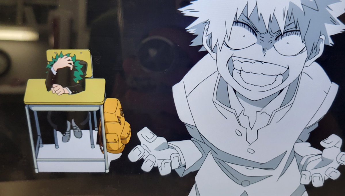 MySpyxFamily's tweet photo. Wait this Blonde kid from DEKU'S CHILDHOOD is back in middle school with Deku? Hmm he seems to be pretty important to the story then...Oh Katsuki Bakugo huh? Interesting. I wonder if we will see him in the future. 👀 #mhaseason1 https://t.co/efU9yG4ThN