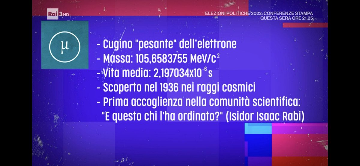 valeriamancuso1's tweet photo. @EdoardoCamurri #maestri
A sorpresa trovo un bel ripasso di#fisica sul #muone
Non facile,ma molto interessante la spiegazione del prof#Venanzoni
#edoardoCamurri https://t.co/Kj8ddb2c2N