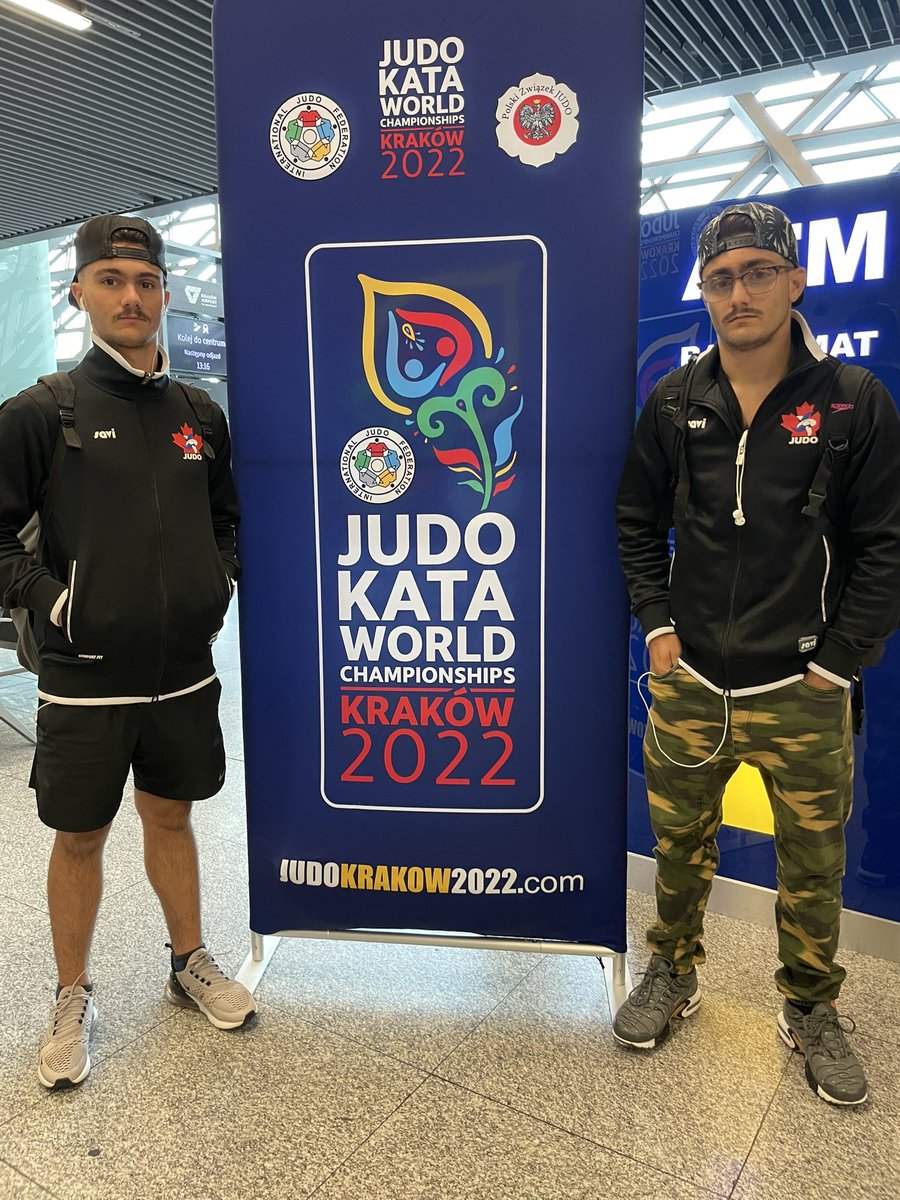 ManueleFantozzi's tweet photo. We are in Krakow to compete in Judo Kata World Championship 2022. NnK U23 is Tuesday September 13th from 9 am. @JudoCanada @JudoTalk https://t.co/giAarzFJi7