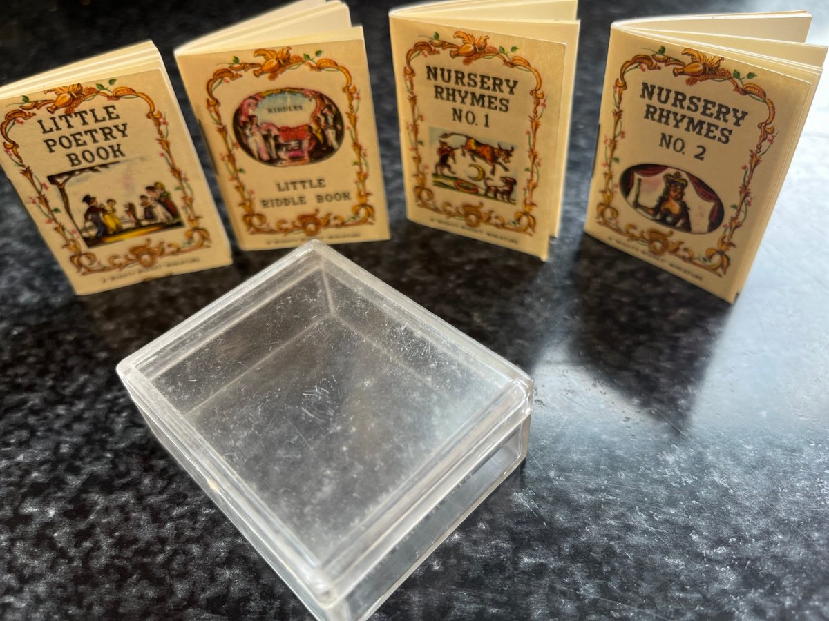 zetsvintage's tweet image. Excited to share the latest addition to my #etsy shop: Vintage A "Mighty Midget" Miniature Book Set Of Four In Original Plastic Case Series No. 2 etsy.me/3xgjzL8 #mightymidgetbooks #setoffour #madeinhongkong #poetrybook #nurseryrhymesno1 #nurseryrhymesno2 #ridd