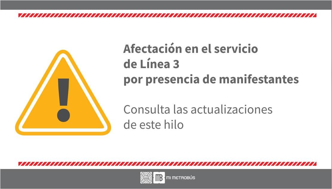 Metrobús CDMX tweet media