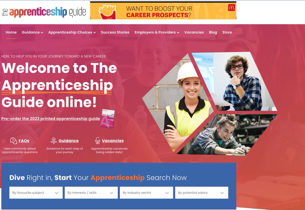 theapp_guide's tweet photo. Check out our newly updated and redesigned website! Search for apprenticeships, view other apprentices' success stories, check out employers and apply for current vacancies. Take a look today ๐๐
https://t.co/6tA8g5BCEV
#appguide2023 #careerpath #apprenticeships https://t.co/bH1WDXhdve
