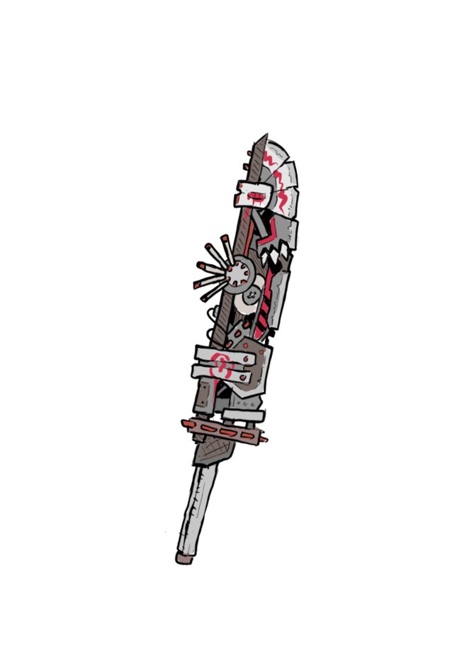 HamperedGibson's tweet photo. They resisted the onslaught with a brutal ferocity. When machines fell to the mud, or to the rain, the countrymen beat weapons from their limbs.

#swordtember Day 3 - Gears https://t.co/eBvQy7Mhxs