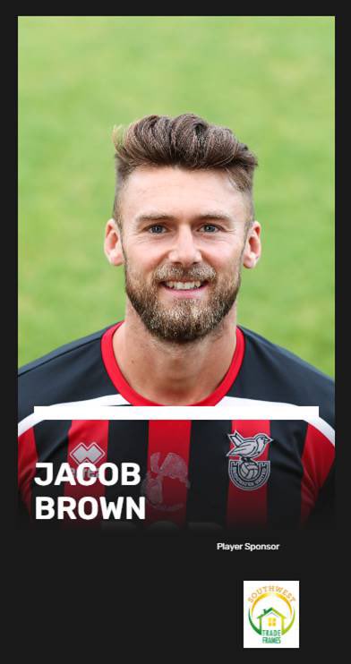 BridgwaterUtd's tweet image. 👕 Are you ready for some Player Sponsorship news?

Jake Brown is kindly sponsored this season by South West Trade Frames - southwesttradeframes.co.uk

#WeAreUnited