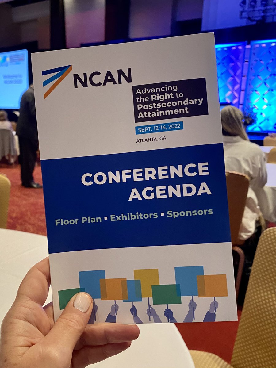 Excited to be at NCAN in person with educators across the nation to move discussions to action in increasing college access for our kids. We can do better!! #NCAN2022 @BuletteTanya