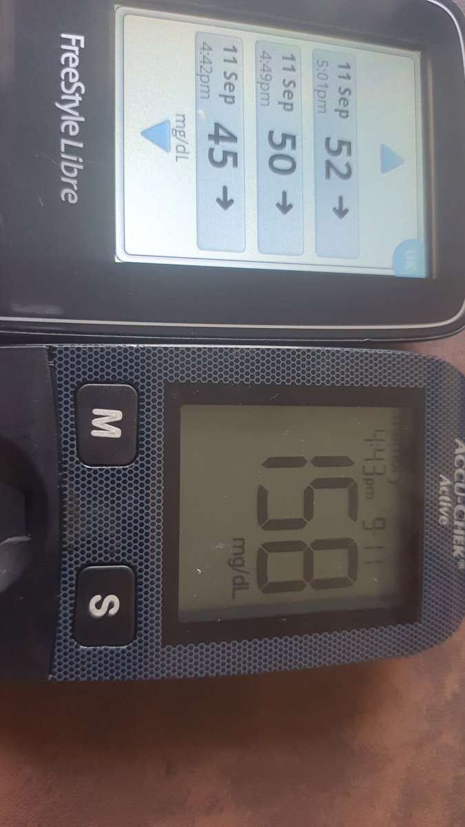 pavanakumarcm's tweet photo. @FreeStyleDiabet We bought FreeStyleLibre CGM reader in BLR &amp; sensor and the product is completely unreliable. Pls refer to screenshots &amp; see the delta b/w AccuCheck.. Added to this most sensors don't even startup or end abruptly before 14days..Company replaces only 2..4 lifetime https://t.co/dNuDiPmgZ8
