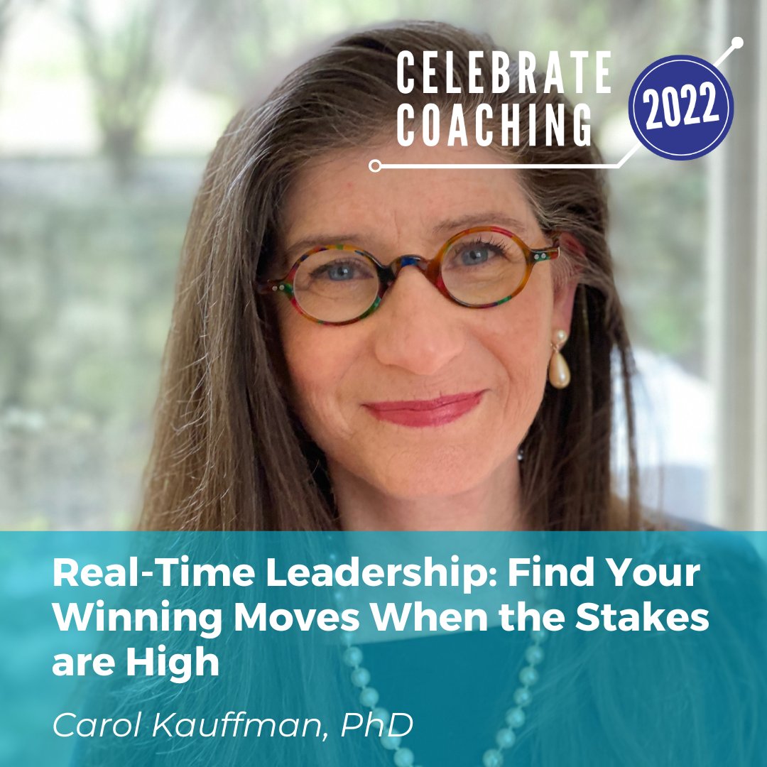 ICF_NT's tweet photo. Celebrate Coaching will be here soon and we couldn't be more excited to welcome Carol Kauffman, PhD as a guest speaker! Dr. Kauffman will share the innovative new framework — MOVE — which equips both leaders and coaches to be at their best.
#celebratecoaching2022 #icfnt https://t.co/olRlvopph5
