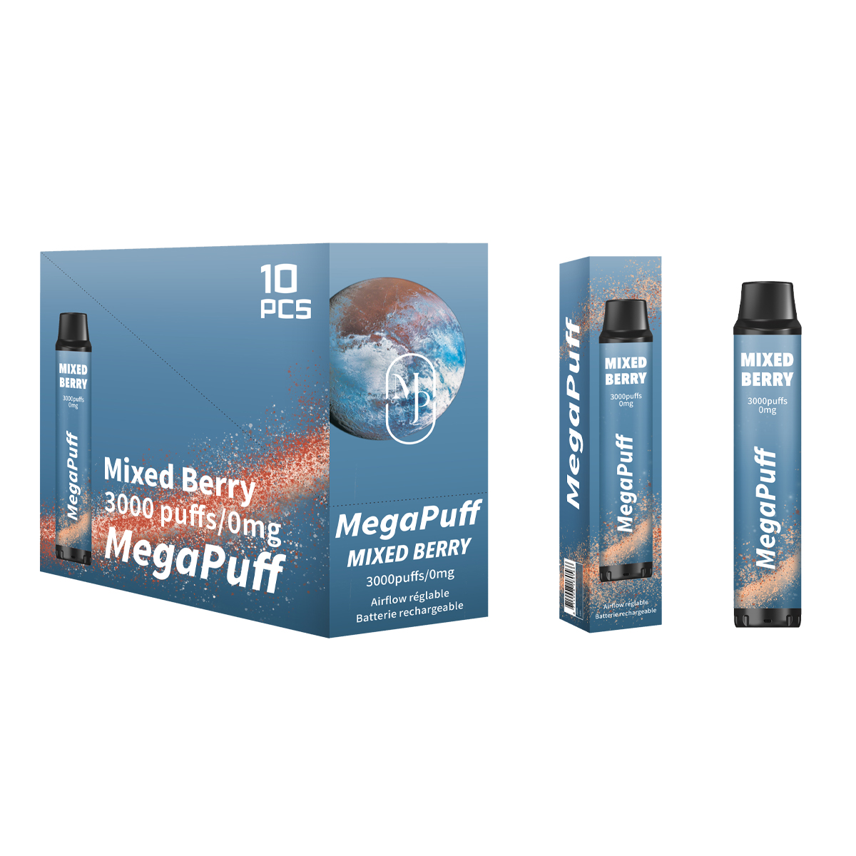 Megapuff1's tweet photo. Retrouvez dans ce pod jetable au bout lumineux le délicieux goût des baies délicatement mûries au soleil et gorgées de jus sucré. Mixed Berry 8 ml, vous permet de profiter de 3000 bouffées aux saveurs ultra fruitées de myrtilles, mûres et framboises.

#megapuff #jetable #puff https://t.co/qyOcvWUbzc