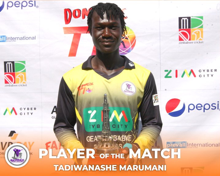 trmarumani's tweet photo. 2 half centuries in the #ZimDomesticT10, Glory to God! Thank you everyone for the support. https://t.co/LurCLTQtL7