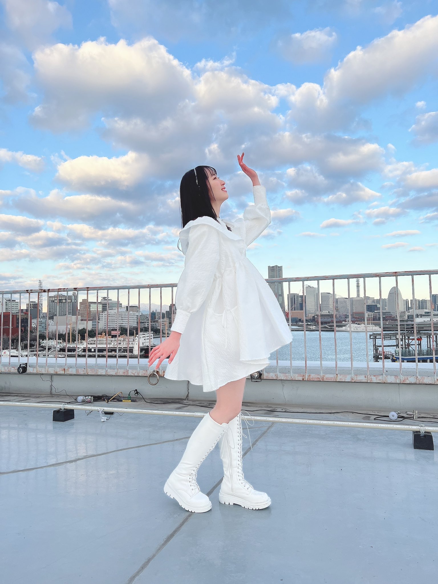 ≠ME ノイミー 川中子奈月心 直筆 生写真 君はスパークル