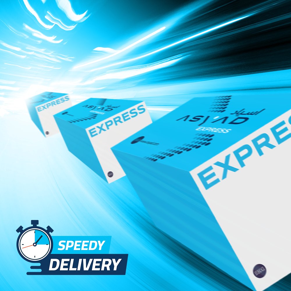 AsyadExpress's tweet photo. استلم شحنتك على الوقت وبدون أي تأخير مع #اسياداكسبريس
No more long waiting times. Get your shipment superfast every time!
#AsyadExpress https://t.co/JCzfOaORTj