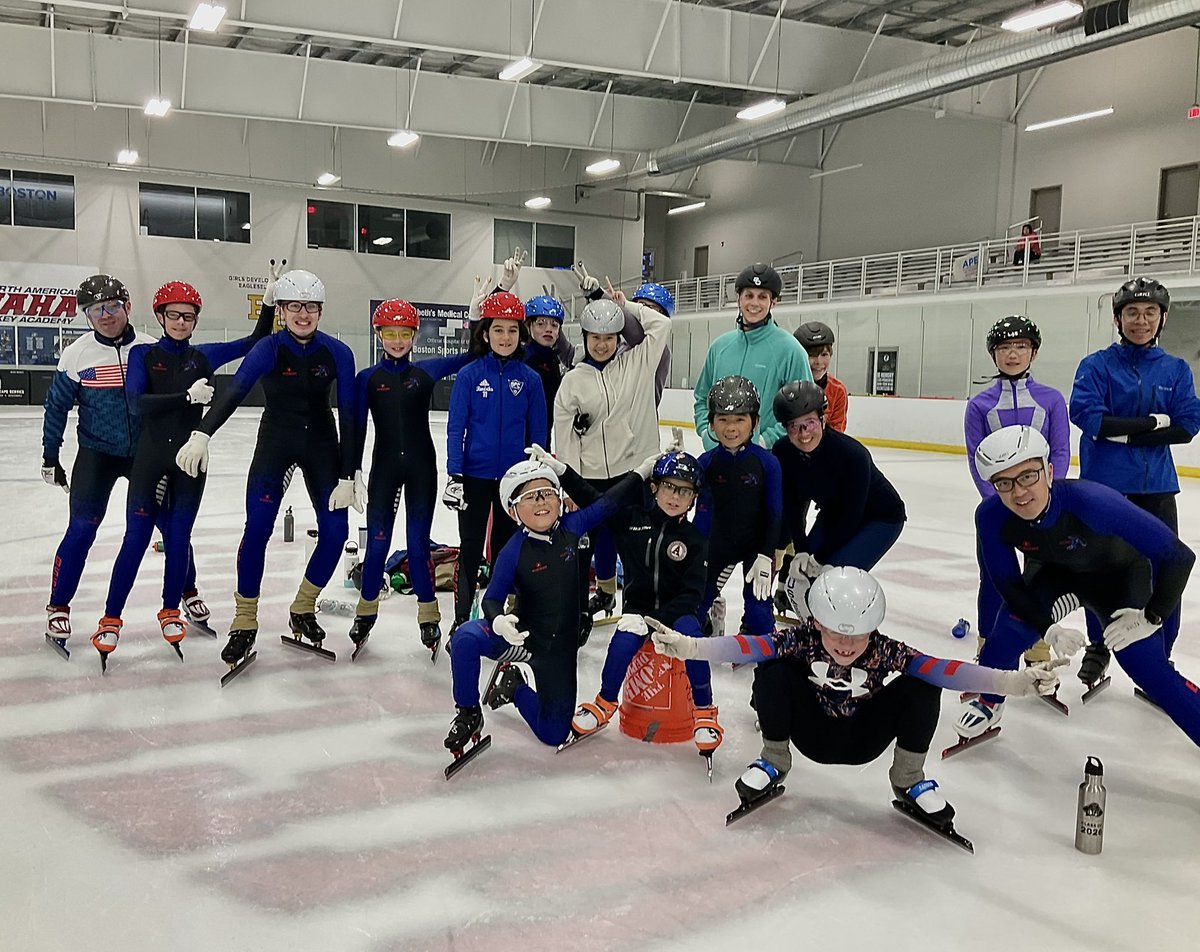 Some of the silliest but best skaters we know! Who’s ready to come out and see why speedskating is a great sport year round! #baystate #speedskating