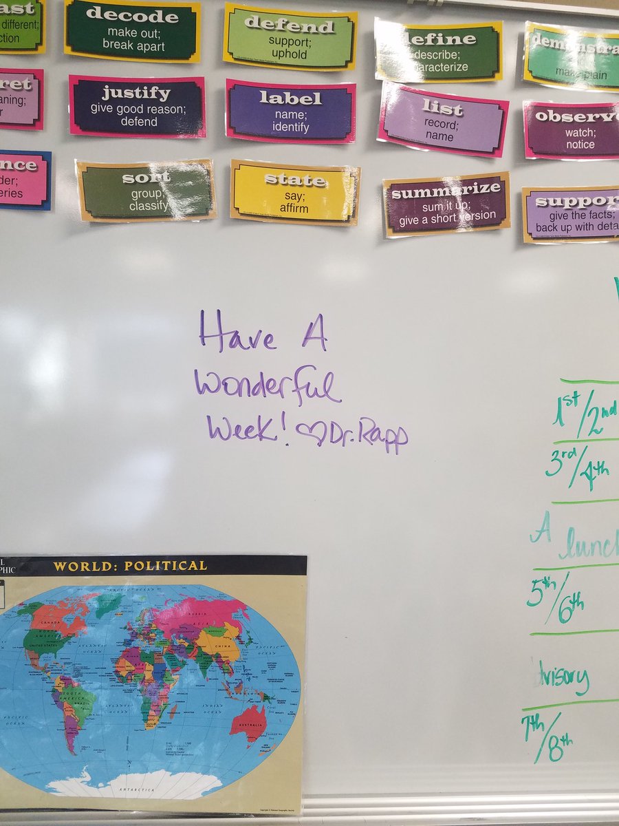 How many school districts with over 50K students have a superintendent that not only visits campuses and events regularly, but shows all staff <a href="/LakeviewMS/">Lakeview MS</a> that she was rooting for them over the weekend with a msg in every room!  Thank you <a href="/loridrapp/">Lori Rapp</a> #onelisd
