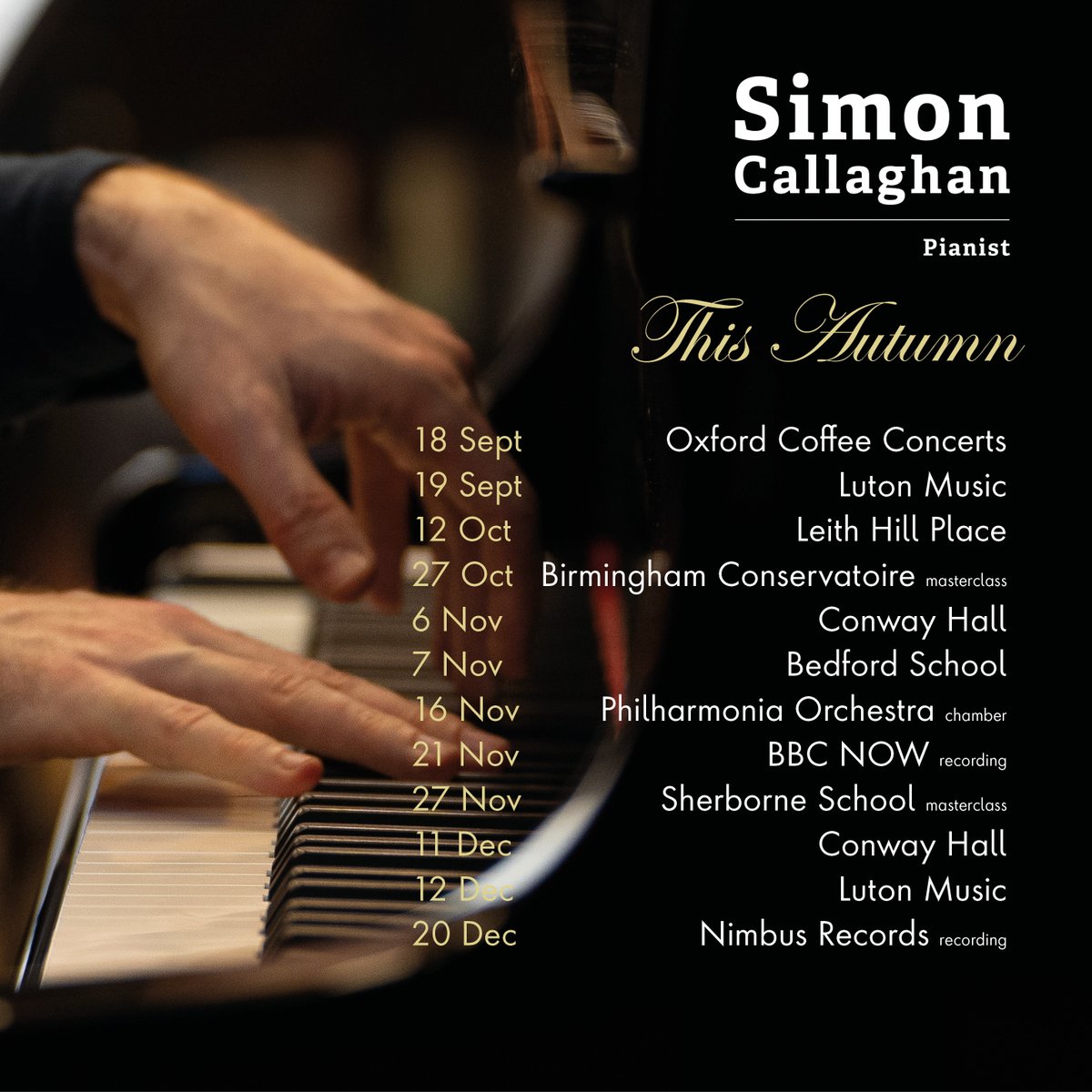 Lots to look forward to this Autumn! 🥳🎶 <a href="/OxCoffeeConcert/">Oxford Coffee Concerts</a> <a href="/lutonmusic/">Luton Music</a> <a href="/RVWtweets/">Vaughan Williams</a> <a href="/RVWSociety/">Ralph Vaughan Williams Society #RVW</a> <a href="/BirmCons/">Royal Birmingham Conservatoire</a> <a href="/ConwayHall/">Conway Hall</a> <a href="/BedfordSchool/">Bedford School</a> <a href="/philharmonia/">Philharmonia Orchestra</a> <a href="/BBCNOW/">BBC NOW</a> <a href="/BBCNOWCymraeg/">BBC NOW Cymraeg</a> <a href="/SherborneSchool/">Sherborne School</a> <a href="/NimbusRecords/">Nimbus Records</a> <a href="/WyastoneStudio/">Wyastone Recording Studio</a> <a href="/LyritaRecords/">Lyrita Records</a> <a href="/PiattiQuartet/">Piatti Quartet</a> <a href="/midori_komachi/">Midori Komachi 小町碧</a> <a href="/JubileeQuartet/">Jubilee Quartet</a>