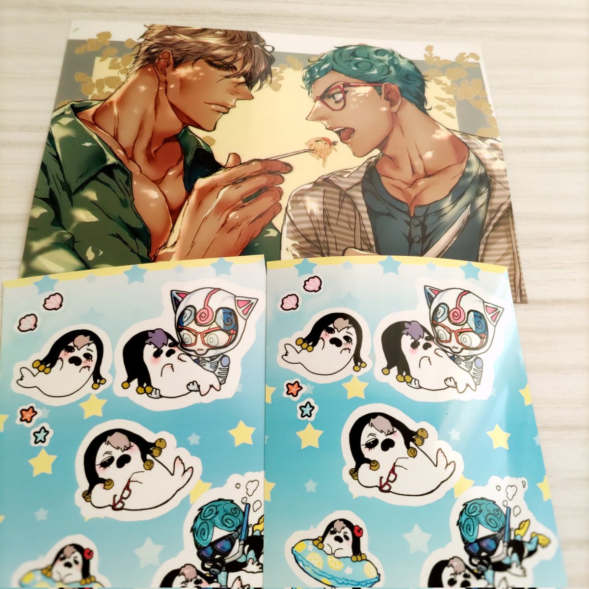 #ギリグラッツェ
ネップリありがとうございましたッッ!!推しカプ健康法…🙏🌼🌼🌼 