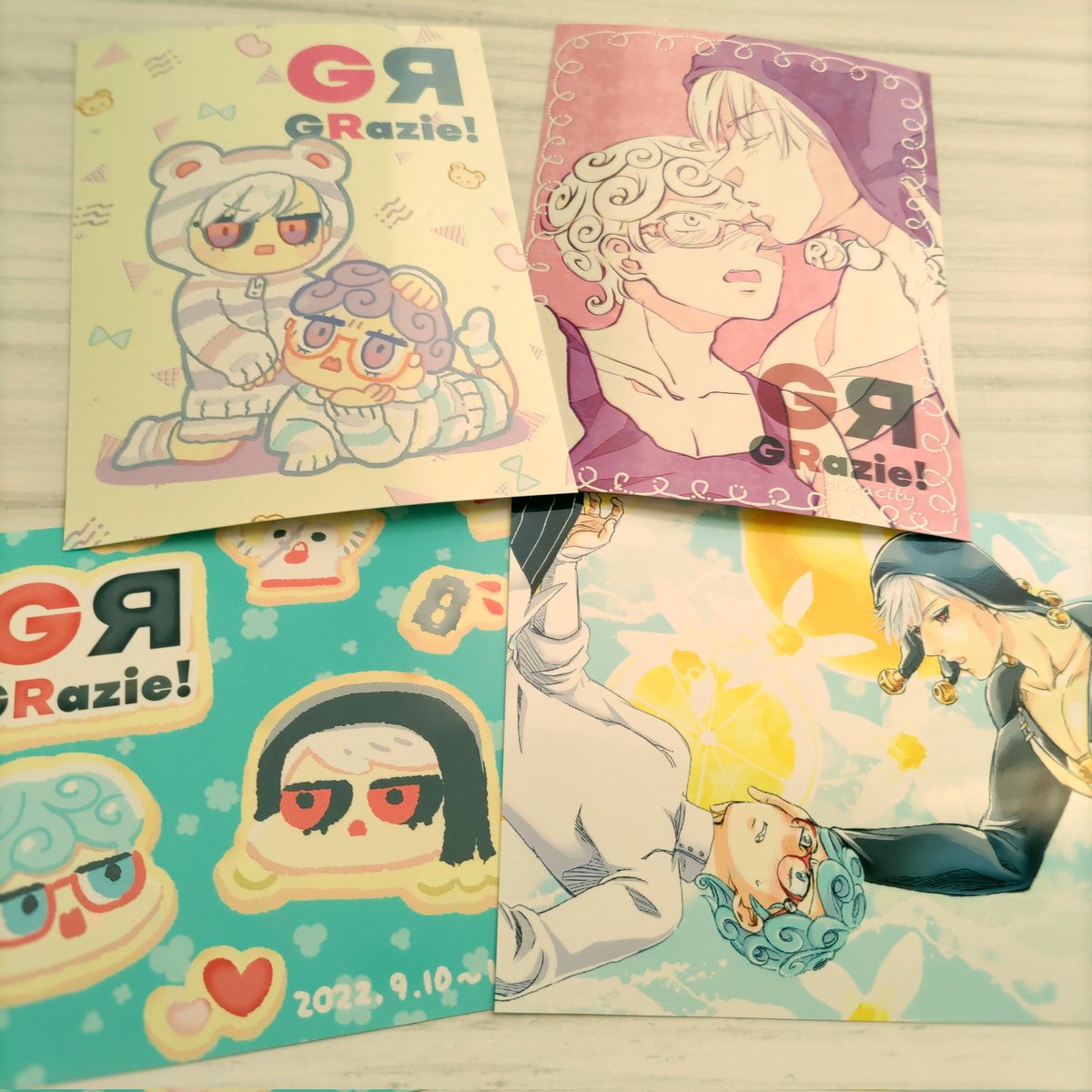 #ギリグラッツェ
ネップリありがとうございましたッッ!!推しカプ健康法…🙏🌼🌼🌼 