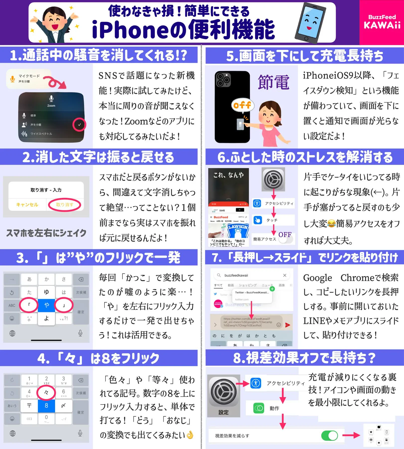 使わなきゃ損！今すぐ簡単に活用できる「iPhoneの便利機能」をまとめました 📱✨ 