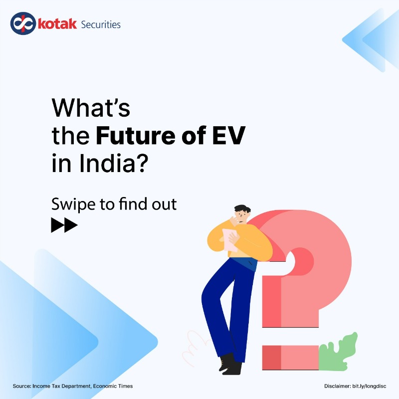 kotakneo's tweet photo. Petrol prices touching the sky? #ElectricVehicles (EVs) are here to the rescue! But will the Indian EV industry witness an evolution soon?

Swipe to know more and tell us what you think about it!

Disclaimer: https://t.co/mM1sKSDjB8

#SimplyExplained #KotakSecurities