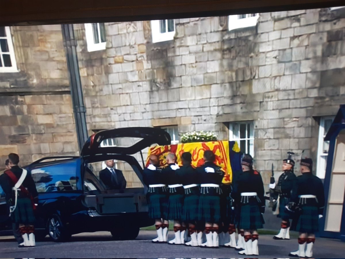 "A Scottish communion bidding farewell to a Scottish Queen"
-BBC-