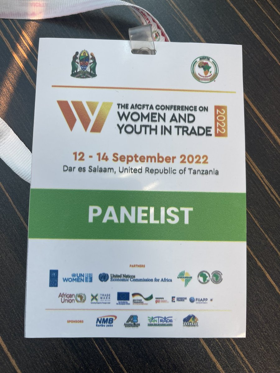 HangiMonica's tweet photo. Day one: @AfCFTA Conference on Women and Youth in Trade in partnership with the Government of Tanzania. For Africa to succeed, Africa has to empower its Women and the Youth https://t.co/E239lzEMDp