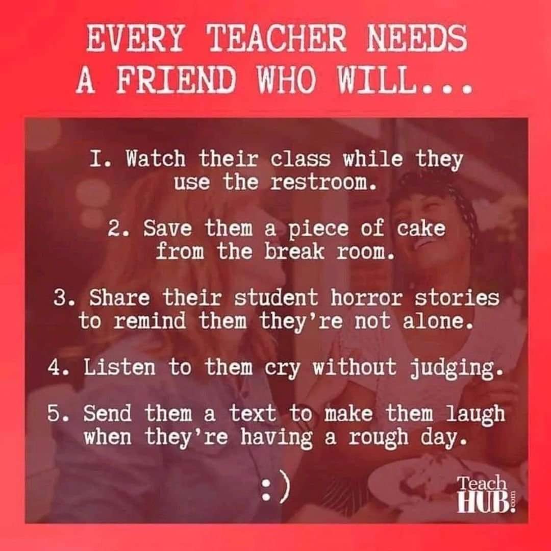 Shout out to teacher friends! 🙌
📷 <a href="/TeachHub/">TeachHUB</a>