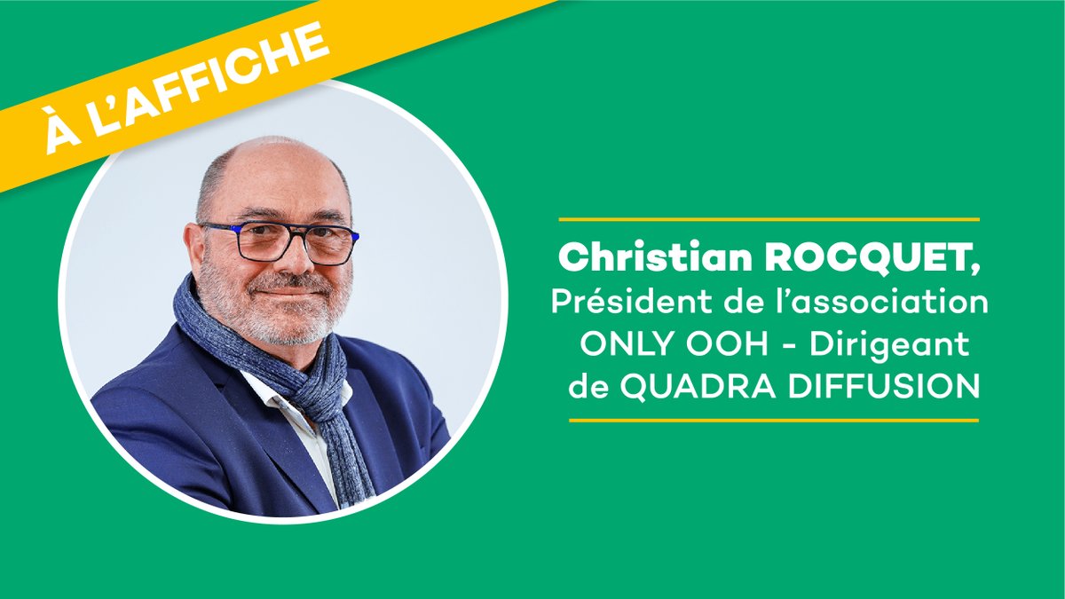 Le 6 octobre prochain, nous aurons le plaisir de recevoir Christrian Rocquet.
Pour assister à son intervention, inscrivez-vous !
Les inscriptions, c'est par ici 👉swll.to/IZDHLxj
Le nombre de places est limité.

#OnlyOOH #événement #OOH #affichage #annonceurs #association
