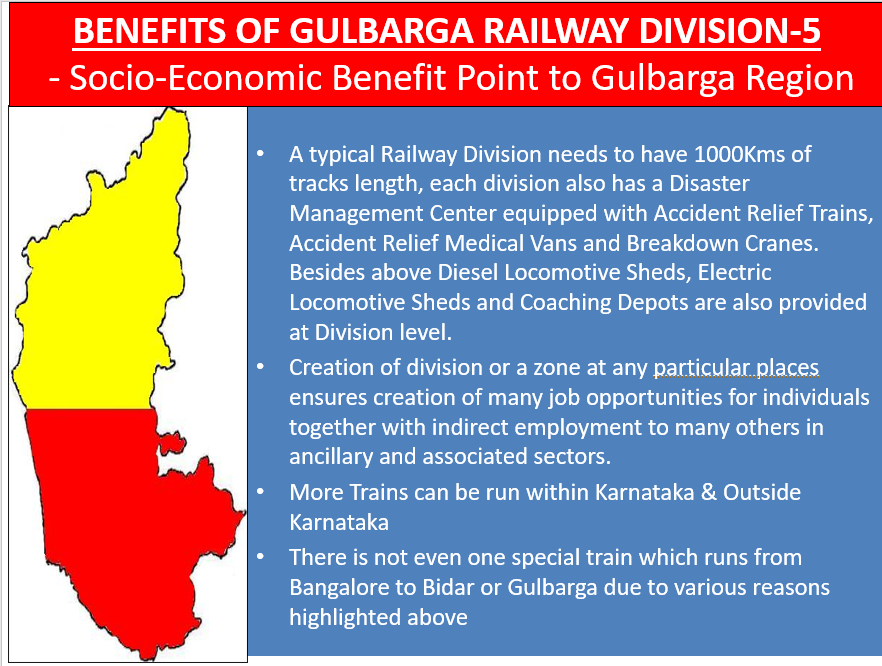 rlyhydka's tweet photo. Why We Want #Kalaburagi Railway Division ?
Due to socio-Economic it provided to #Article371J region
#WeWantKLBGRailDiv
@narendramodi @PMOIndia @CMofKarnataka @blsanthosh @PriyankKharge @UmeshJadhav_BJP @PTI_News @Vijaykarnataka @VVani4U @BSBommai https://t.co/fIVghAiC7v