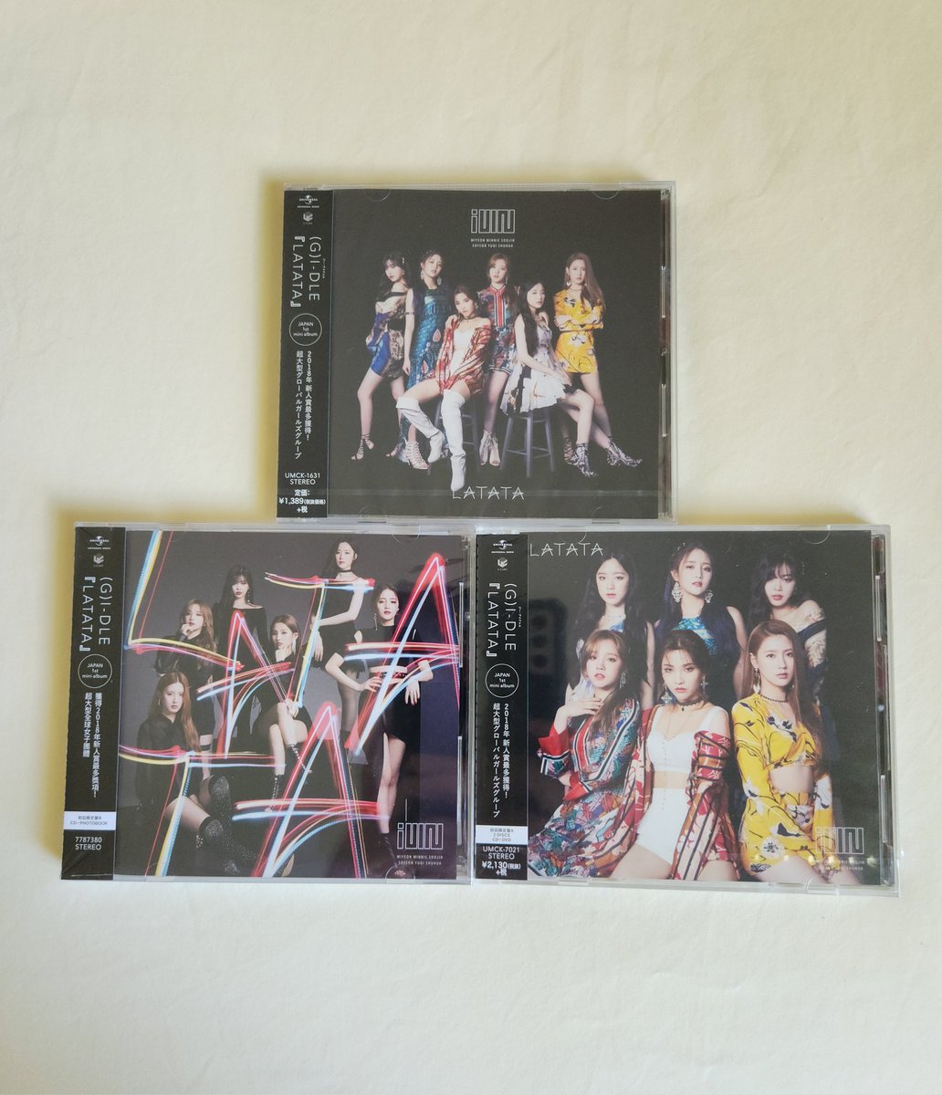 MeUinNeverland's tweet photo. 📢 (G)I-DLE GIVEAWAY 🎉

For September I have IDLE's 'LATATA' Japanese 3 CD set for you. Brand new &amp; sealed 

Starting today &amp; ending 09/20/2022 @ 5:00pm EDT 

See thread 1 - 6 for rules &amp; info

#Minnie #Yuqi #Soyeon #Soojin #Miyeon #Shuhua 
#GIDLE #G_I_DLE 
#여자아이들 https://t.co/uqaJC2JEgN