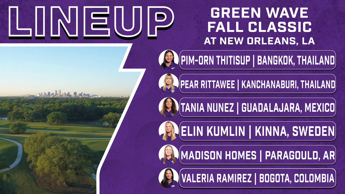 Our first event of the fall is finally here! We're in the Inaugural Green Wave Fall Classic in New Orleans today and tomorrow!

#BearClawsUp