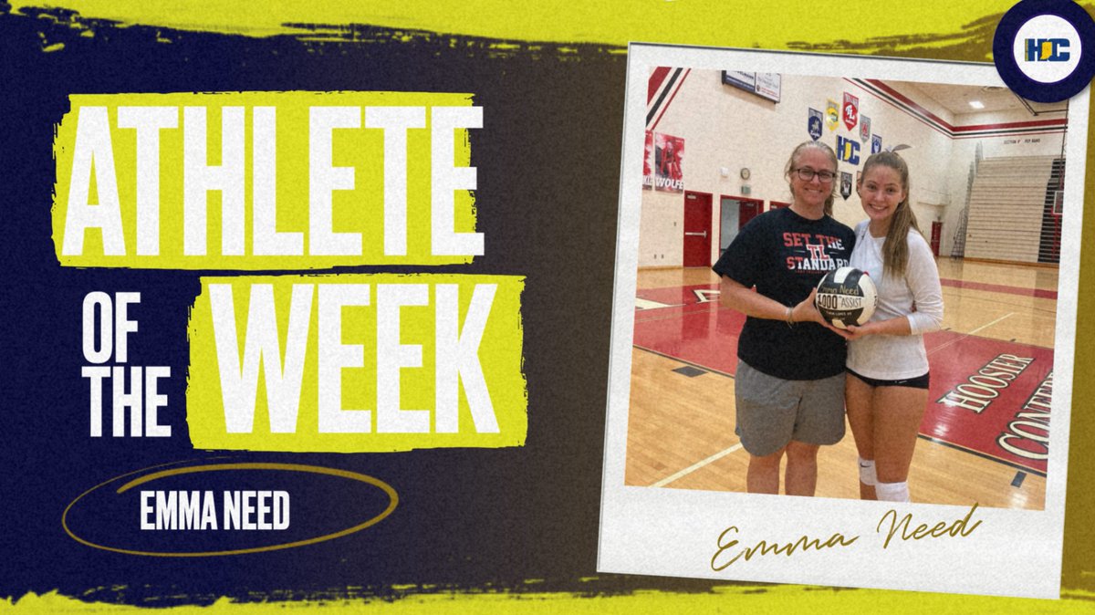 INHoosierConf's tweet photo. HC AOTW⭐️Emma Need reached career assist #1000 against North White last week! #HoosierConference https://t.co/7RXS5QeTrI