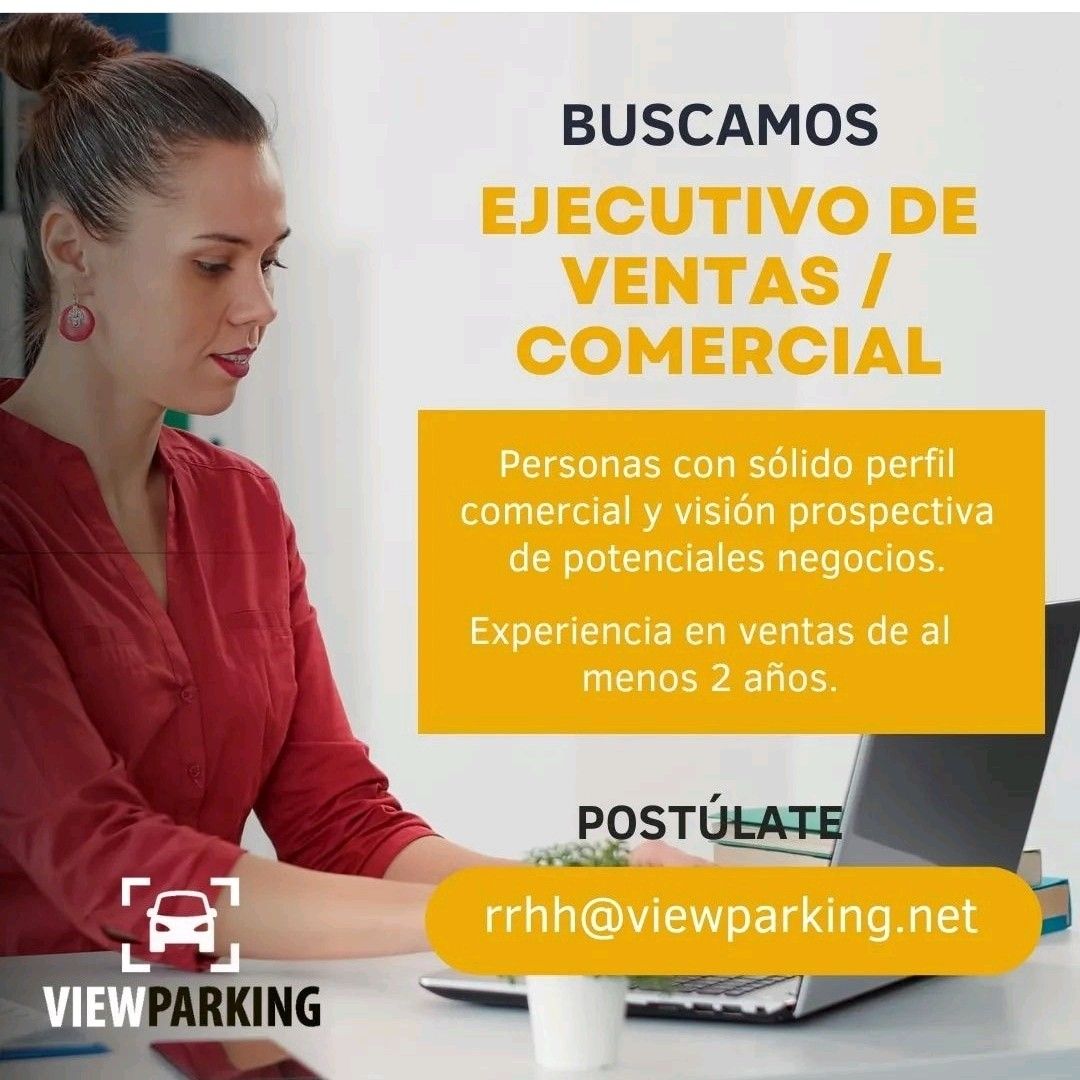 Si quieres formar parte de proyectos locales e internacionales y ayudar a personas y empresas en el camino de la transformación digital, entonces tenemos una oportunidad para ti 🚀

🔎 Buscamos Ejecutivo de ventas / comercial
✔️Postúlate en rrhh@viewparking.net