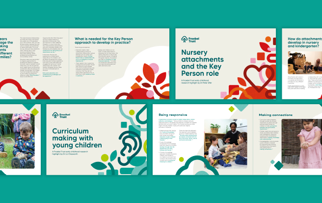FroebelTrust's tweet photo. Introducing 'Research Highlights' - a brand new Froebel Trust series making links between research &amp; practice in #earlychildhood #education today. Designed for all educators working with young children. Free to download. Take a look: https://t.co/F4Vyp0vf7u 
#earlyyears #Froebel https://t.co/OYwoRduZSv