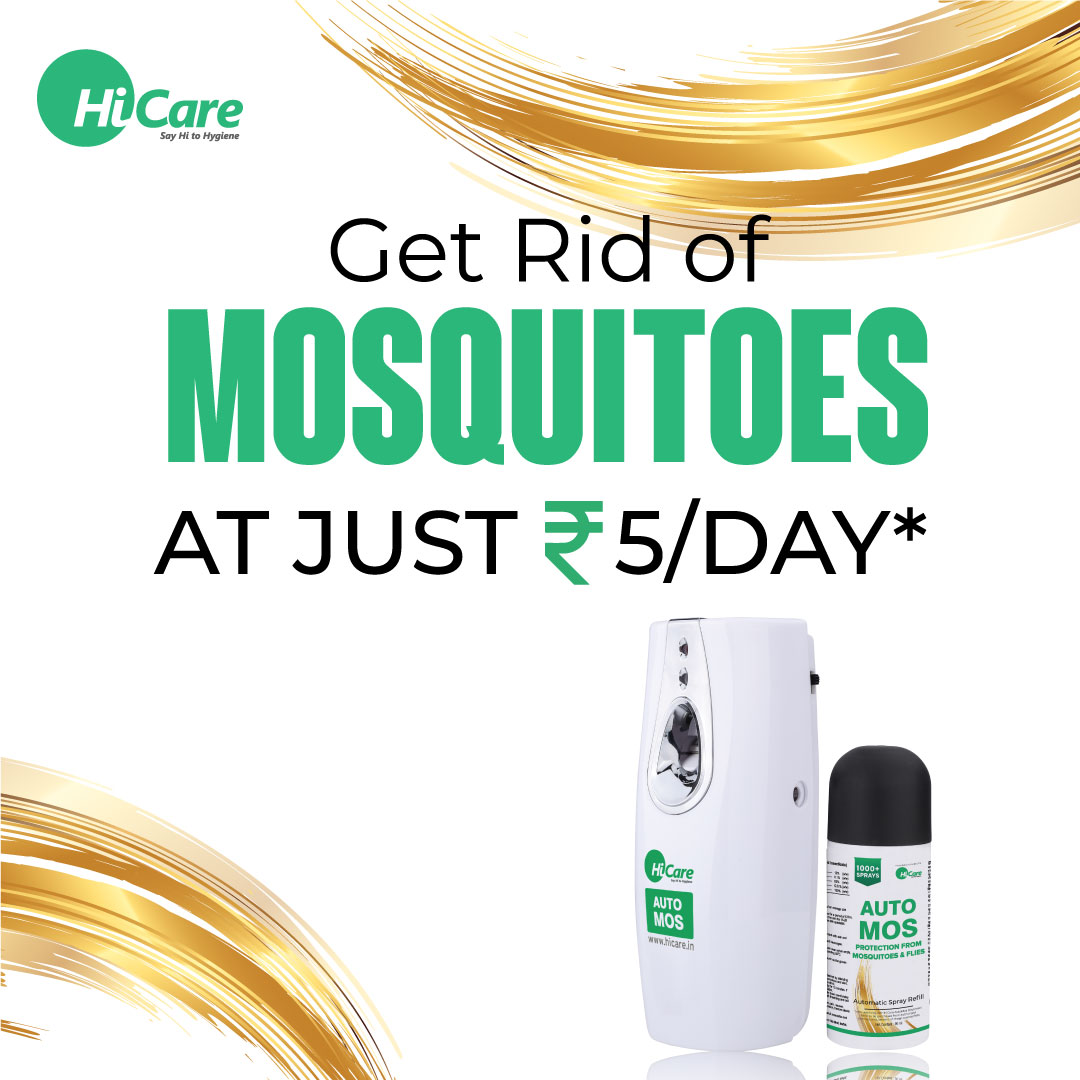 hicare_services's tweet photo. Introducing our automatic repellent dispenser AutoMos that gives you a mosquito-free home at just ₹5 per day. What's better? It repels flies too!
Get it now: https://t.co/cg9rF8kS3K
#HiCare #mosquitoes #mosquitocontrol #pestcontrol #pestexperts #hygieneexperts #macchar https://t.co/ZYGqj6gcIo